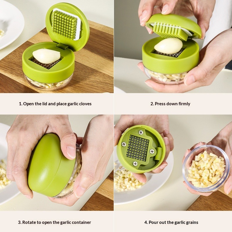 เครื่องบดกระเทียมแบบ 1 ชิ้น เค - Kitchen Gadgets Green บทวิจารณ์และราคา