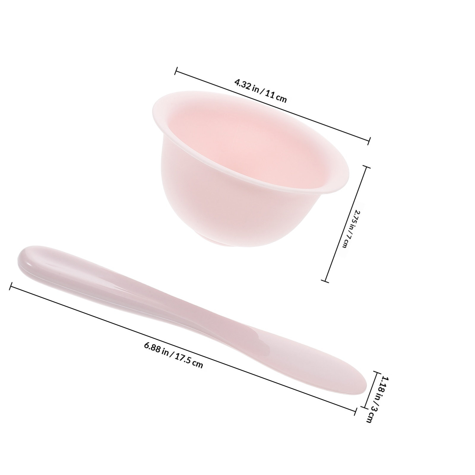 1 ชุดชุดชามมาส์กหน้าซิลิโคนและ - Silicone Spatula Set บทวิจารณ์และราคา