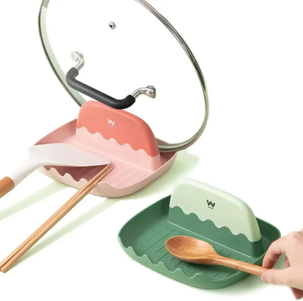 ฝาปิดกล่อง 2 ชิ้นและที่วางช้อน - Kitchen Gadgets And Appliances บทวิจารณ์และราคา