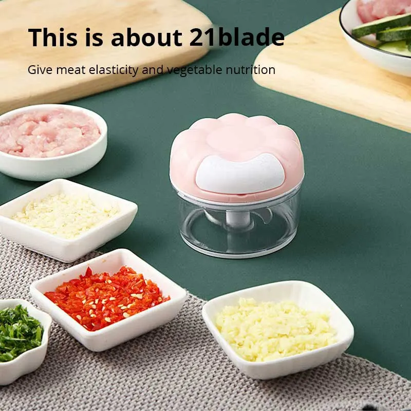 เครื่องบดกระเทียมแบบมือหมุน สี - Kitchen Gadgets Blender บทวิจารณ์และราคา
