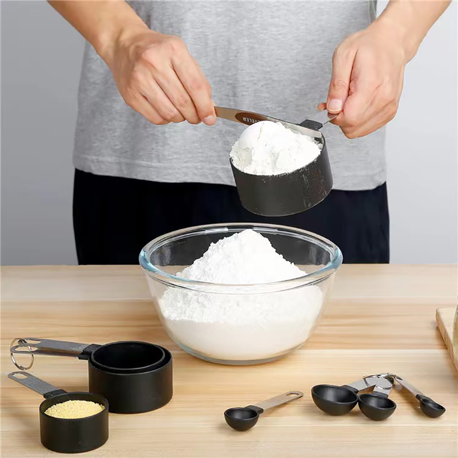 4 ชิ้น/8 ชิ้นถ้วยตวงพลาสติกชุด - Kitchen Gadgets Everyone Needs บทวิจารณ์และราคา