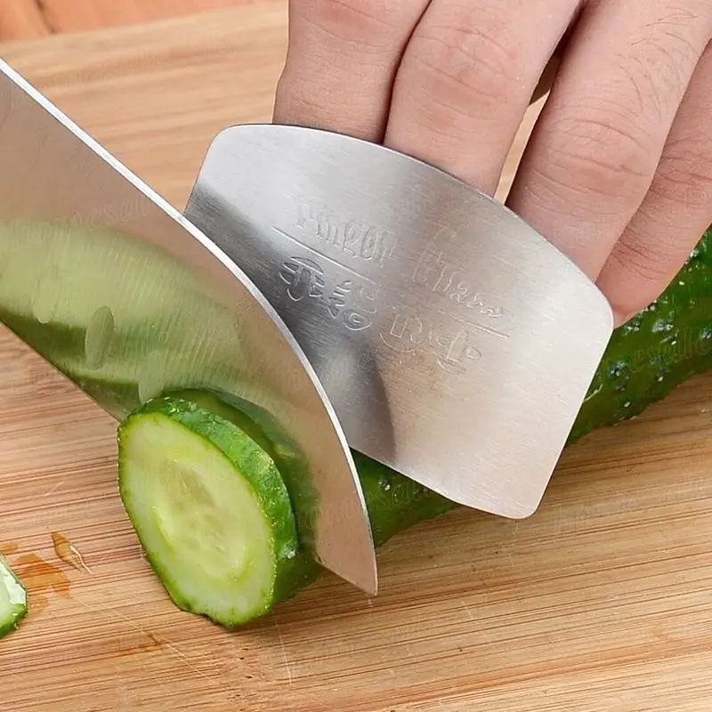 ตัวป้องกันนิ้วมือทำจากสแตนเลสป - Kitchen Gadgets Cool บทวิจารณ์และราคา