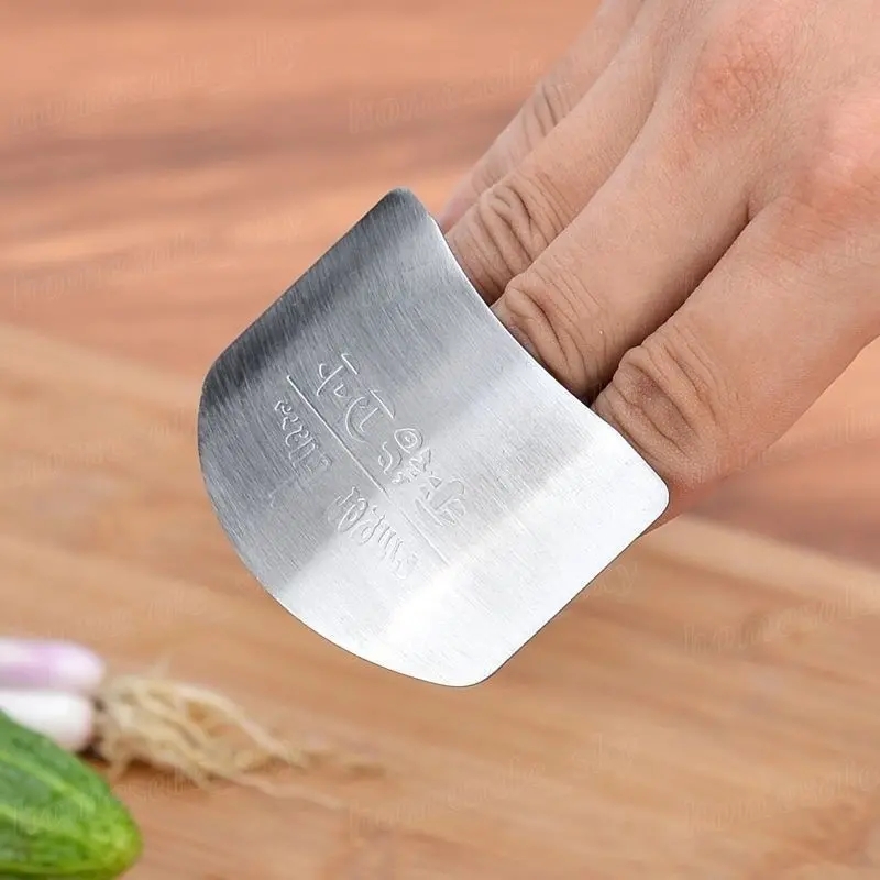 ตัวป้องกันนิ้วมือทำจากสแตนเลสป - Kitchen Gadgets Cool บทวิจารณ์และราคา