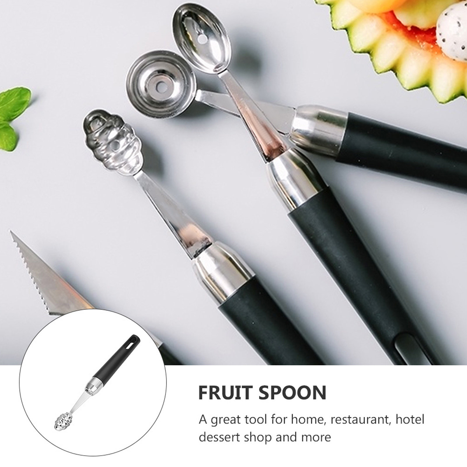 ที่ตักผลไม้สแตนเลส 1 ชิ้น ทนต่ - Kitchen Gadgets & Toys บทวิจารณ์และราคา